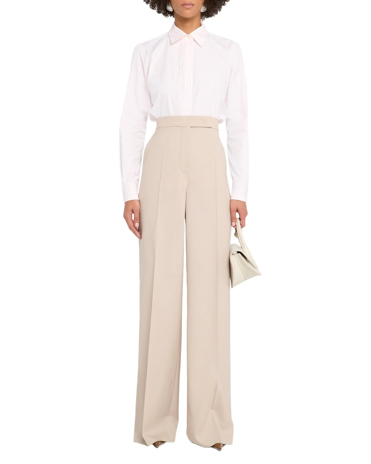 High-Rise Wide-Leg Trousers
