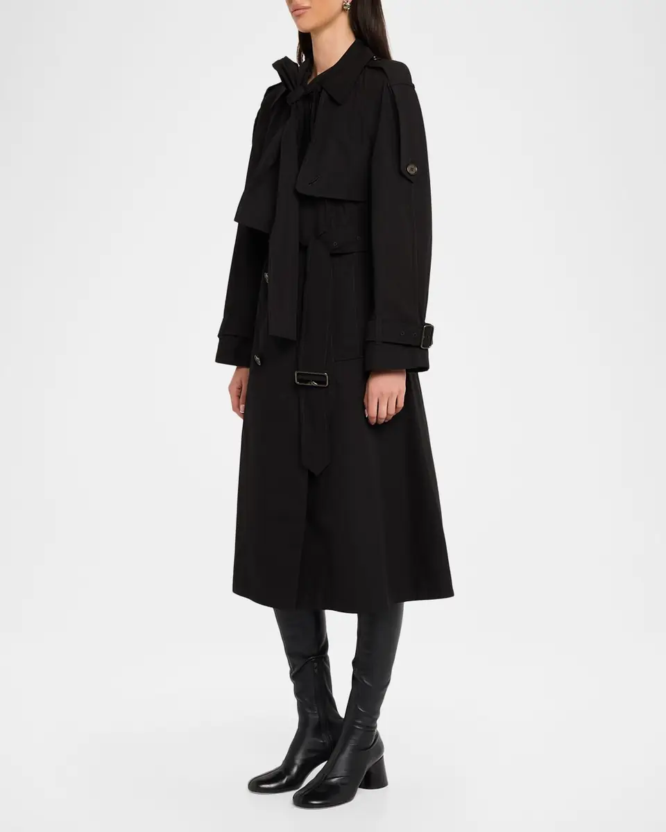 Burberry Trerose Belted Double-Breasted Trench Coat | Thumbnail 4 Burberry Trerose Belted Double-Breasted Trench Coat | Thumbnail 4