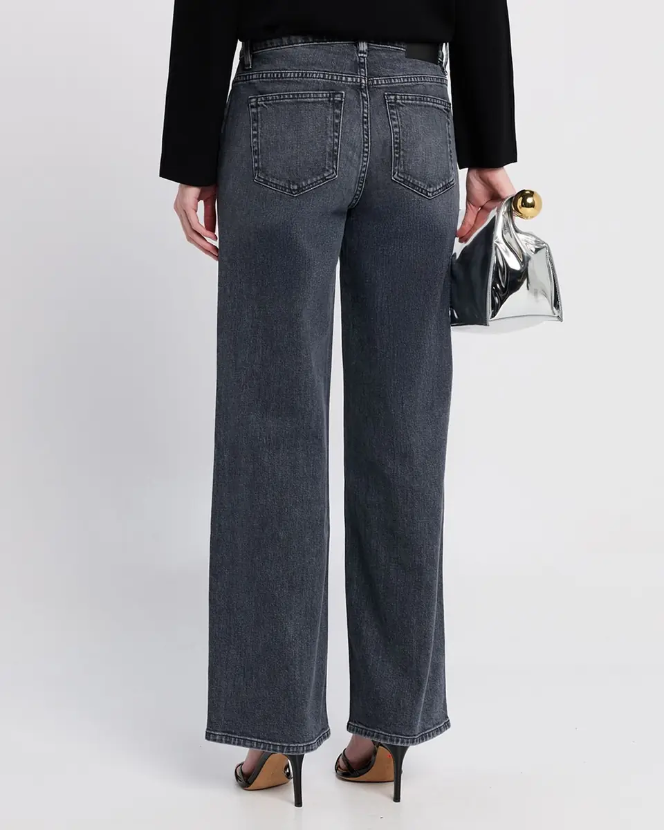 Lafayette 148 New York Straight-Leg Stretch Denim Jeans | Thumbnail 3