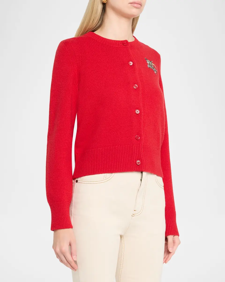 Burberry Sienna EKD Cashmere Crewneck Cardigan | Thumbnail 4 Burberry Sienna EKD Cashmere Crewneck Cardigan | Thumbnail 4