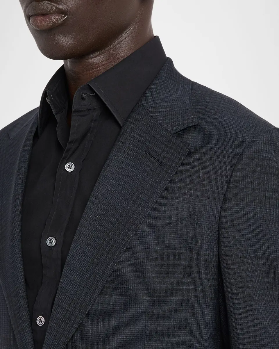 TOM FORD Shelton Plaid Wool Single-Breasted Suit | Thumbnail 5