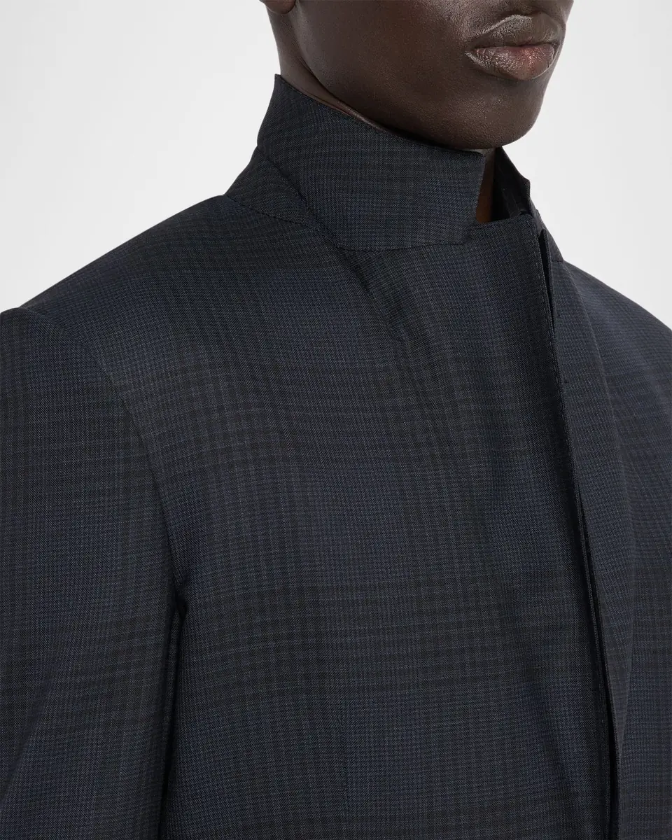 TOM FORD Shelton Plaid Wool Single-Breasted Suit | Thumbnail 7