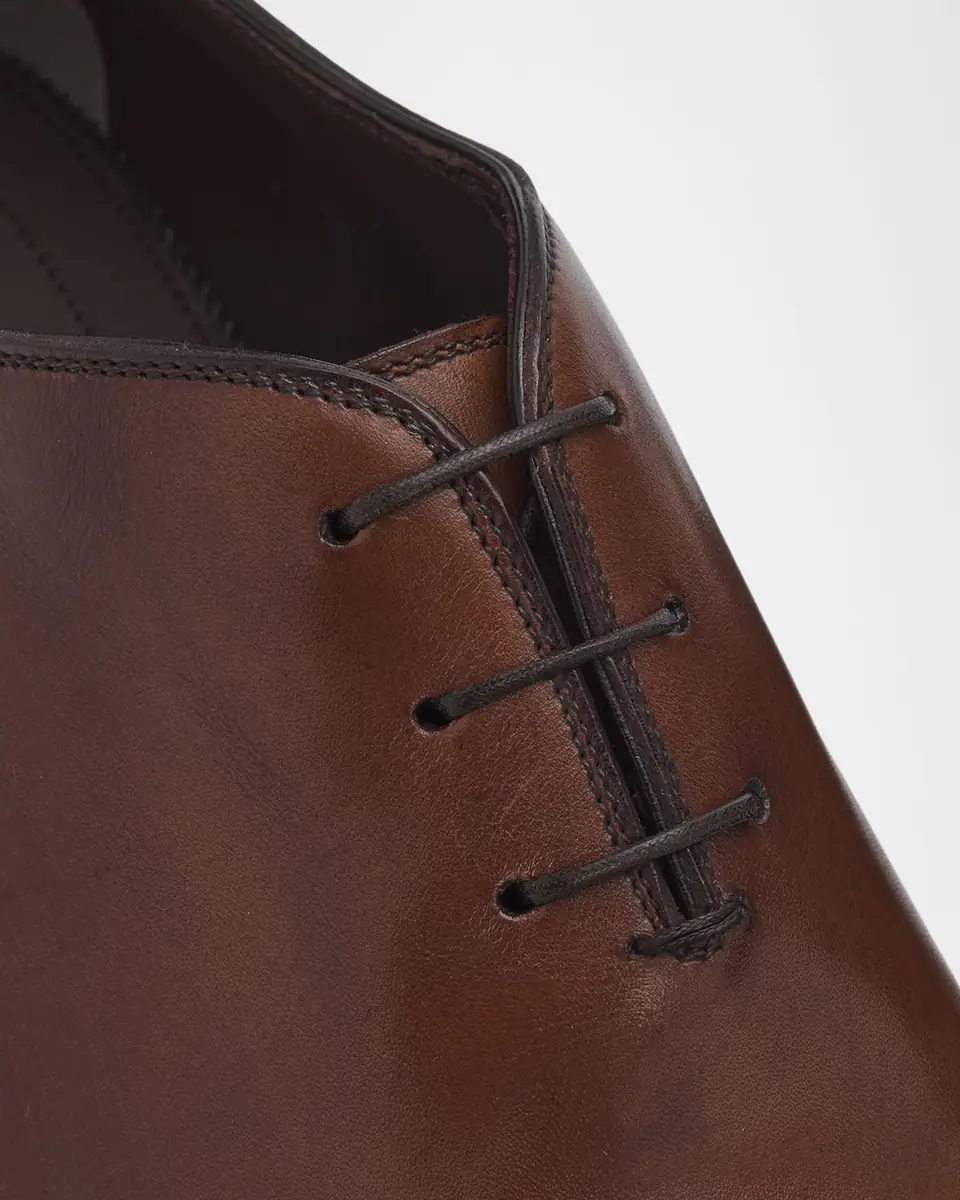 Tom Ford Men's Wholecut Leather Oxford Shoes | Thumbnail 3
