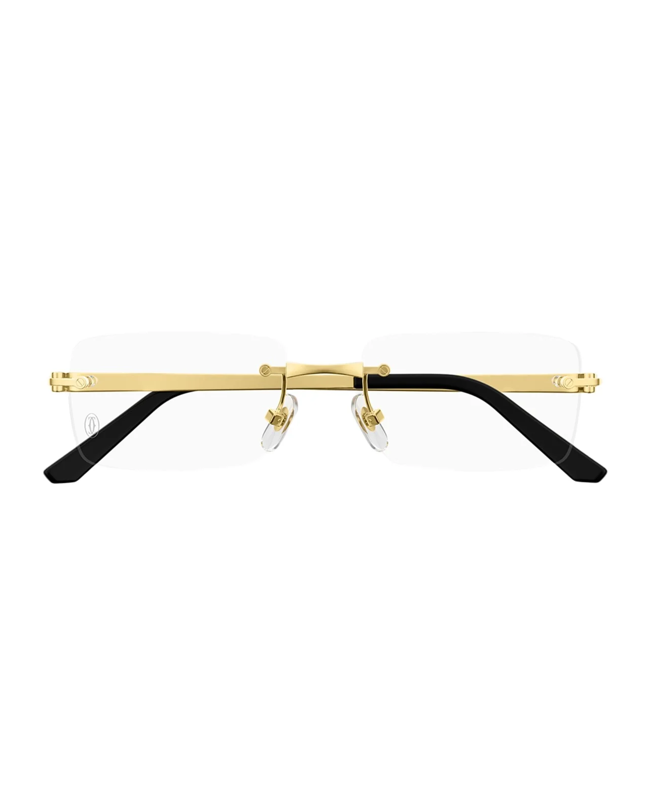 Cartier Men's Titanium Rectangle Optical Frames