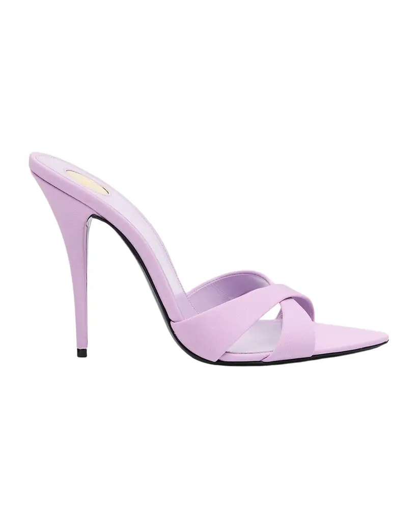 Saint Laurent 110mm Cady Mantero Mule Sandals | Image 1 Saint Laurent 110mm Cady Mantero Mule Sandals | Image 1