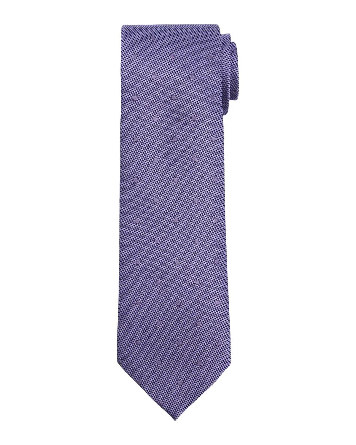 Men's Contrast Polka-Dot Silk Tie Men's Contrast Polka-Dot Silk Tie