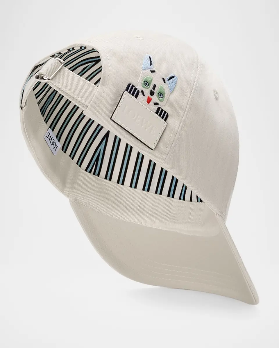 Loewe x Louis Wain Embroidered Baseball Cap | Thumbnail 3 Loewe x Louis Wain Embroidered Baseball Cap | Thumbnail 3