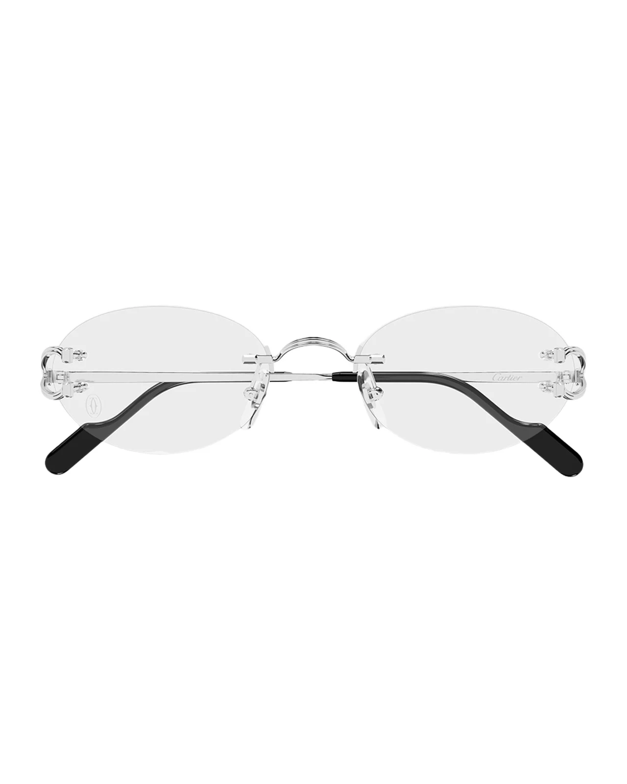 Cartier Men's CT0621O-002 Metal Oval Eyeglasses
