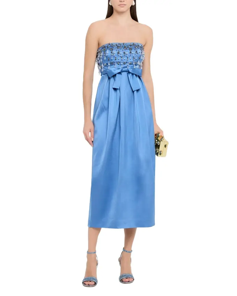 Cinq à Sept Zelina Strapless Gemstone Dress | Image 1 Cinq à Sept Zelina Strapless Gemstone Dress | Image 1