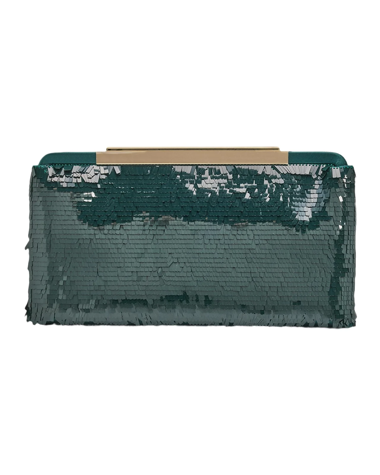 Sequin-Covered Clutch Bag