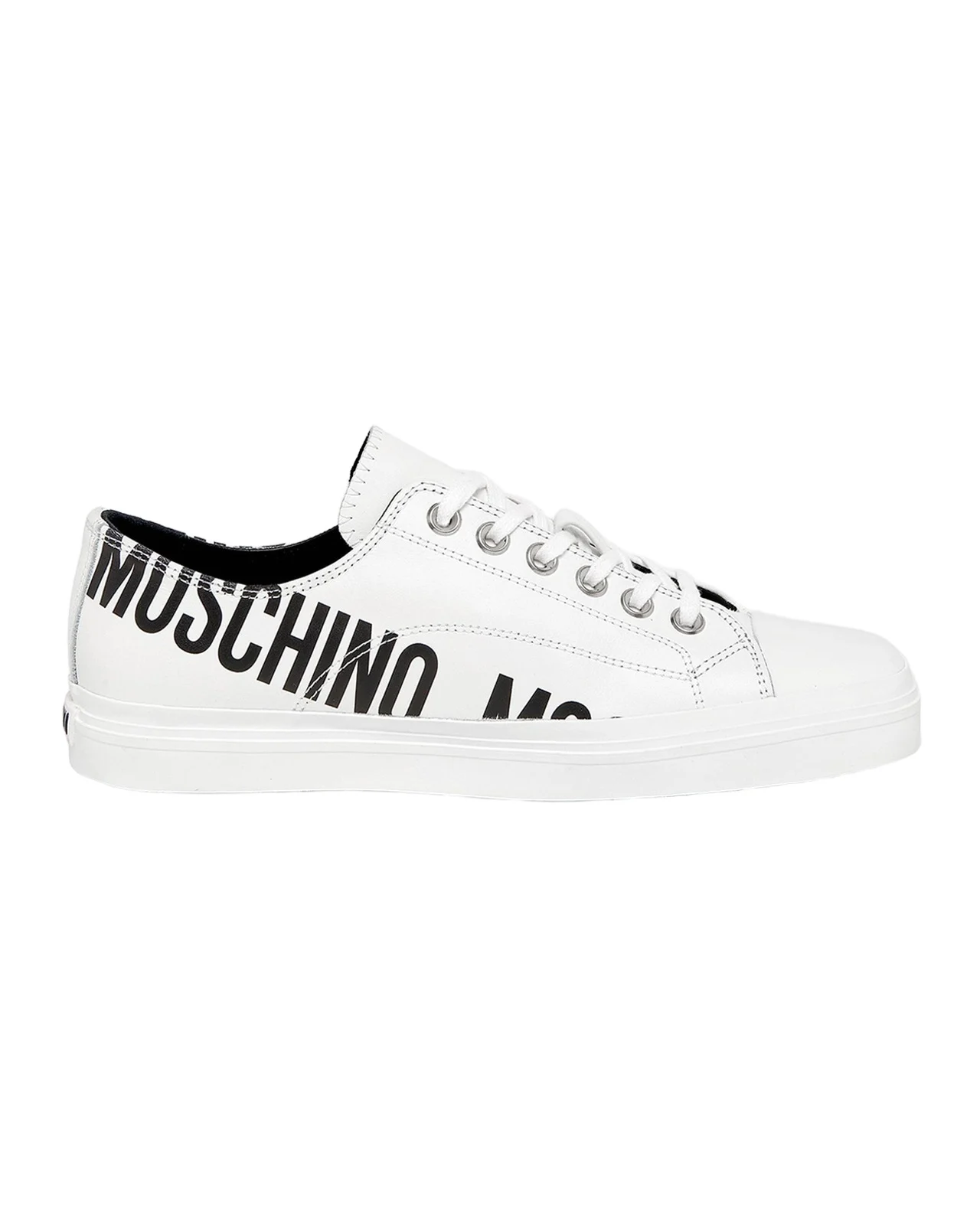 Men's Logo-Printed Leather Low-Top Sneakers Men's Logo-Printed Leather Low-Top Sneakers