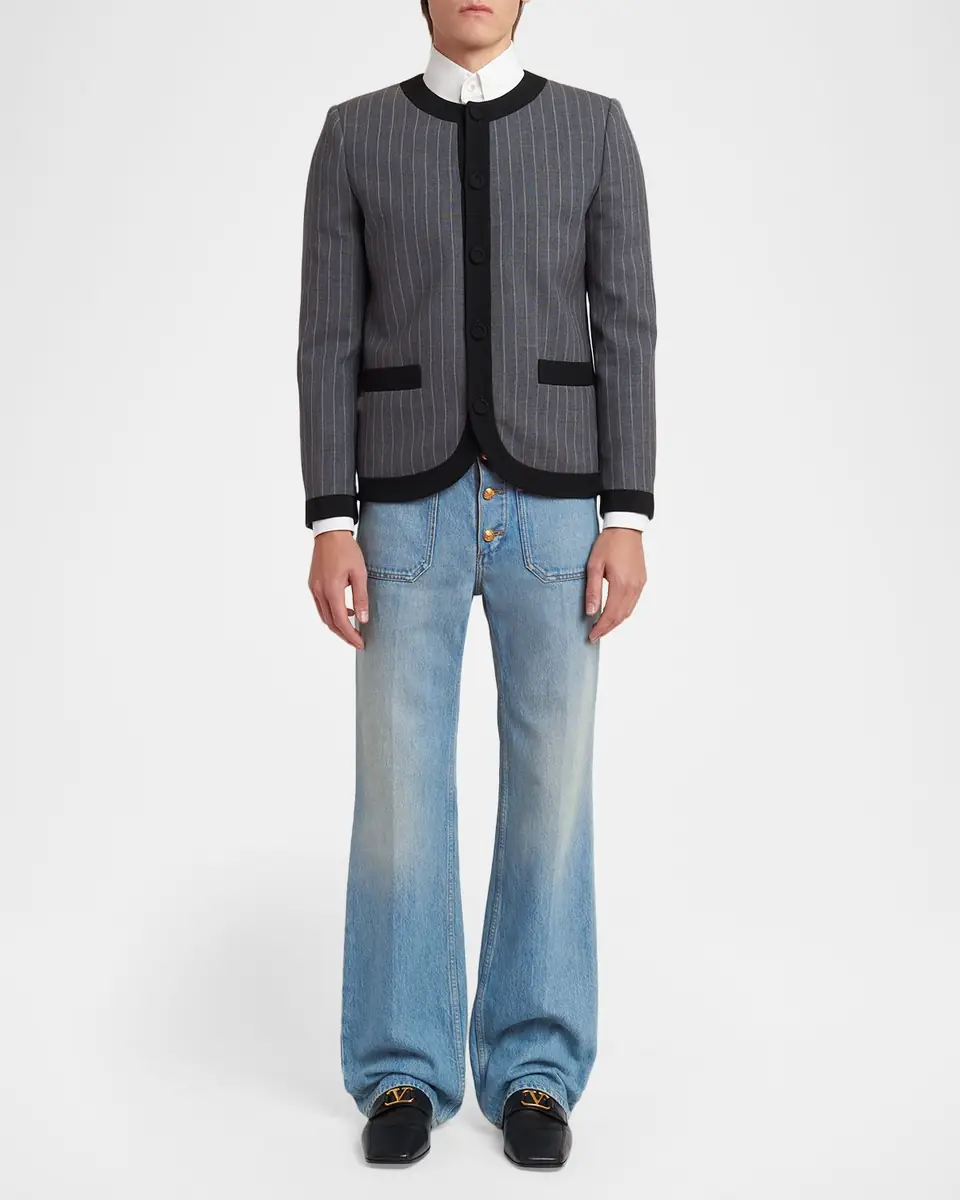 Valentino Garavani Men's Patch Pocket Jeans | Thumbnail 2 Valentino Garavani Men's Patch Pocket Jeans | Thumbnail 2