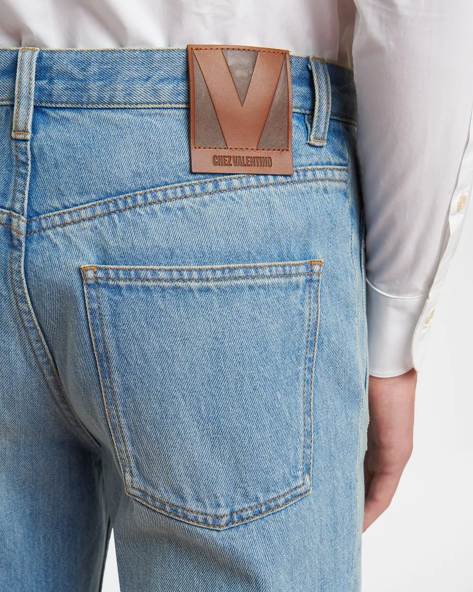 Valentino Garavani Men's Patch Pocket Jeans | Thumbnail 5 Valentino Garavani Men's Patch Pocket Jeans | Thumbnail 5
