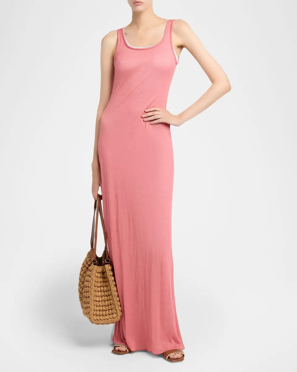 Giorgio Armani Layered Maxi Tank Dress | Thumbnail 3 Giorgio Armani Layered Maxi Tank Dress | Thumbnail 3