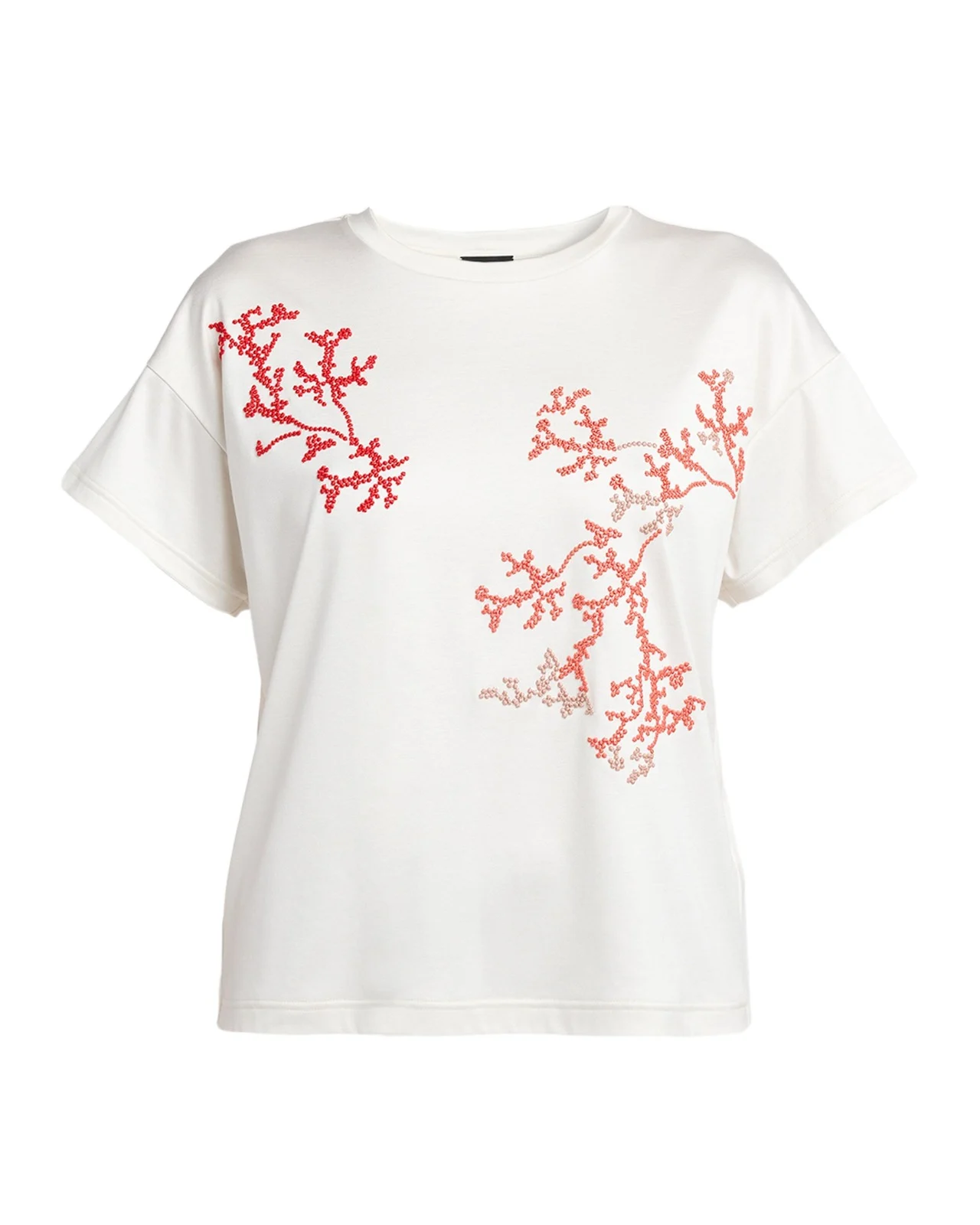 Embroidered Short-Sleeve T-Shirt Embroidered Short-Sleeve T-Shirt