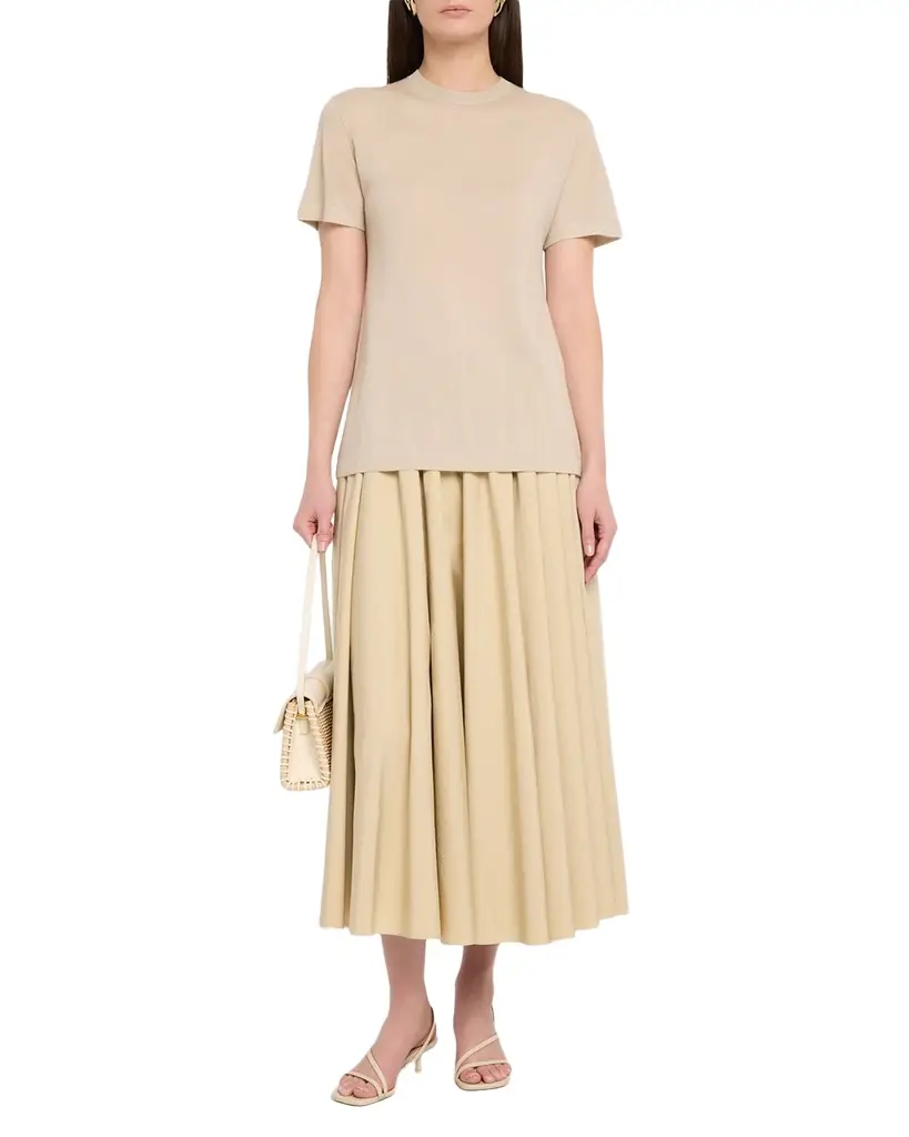Co Cashmere Knit Short-Sleeve Shirt | Image 1 Co Cashmere Knit Short-Sleeve Shirt | Image 1