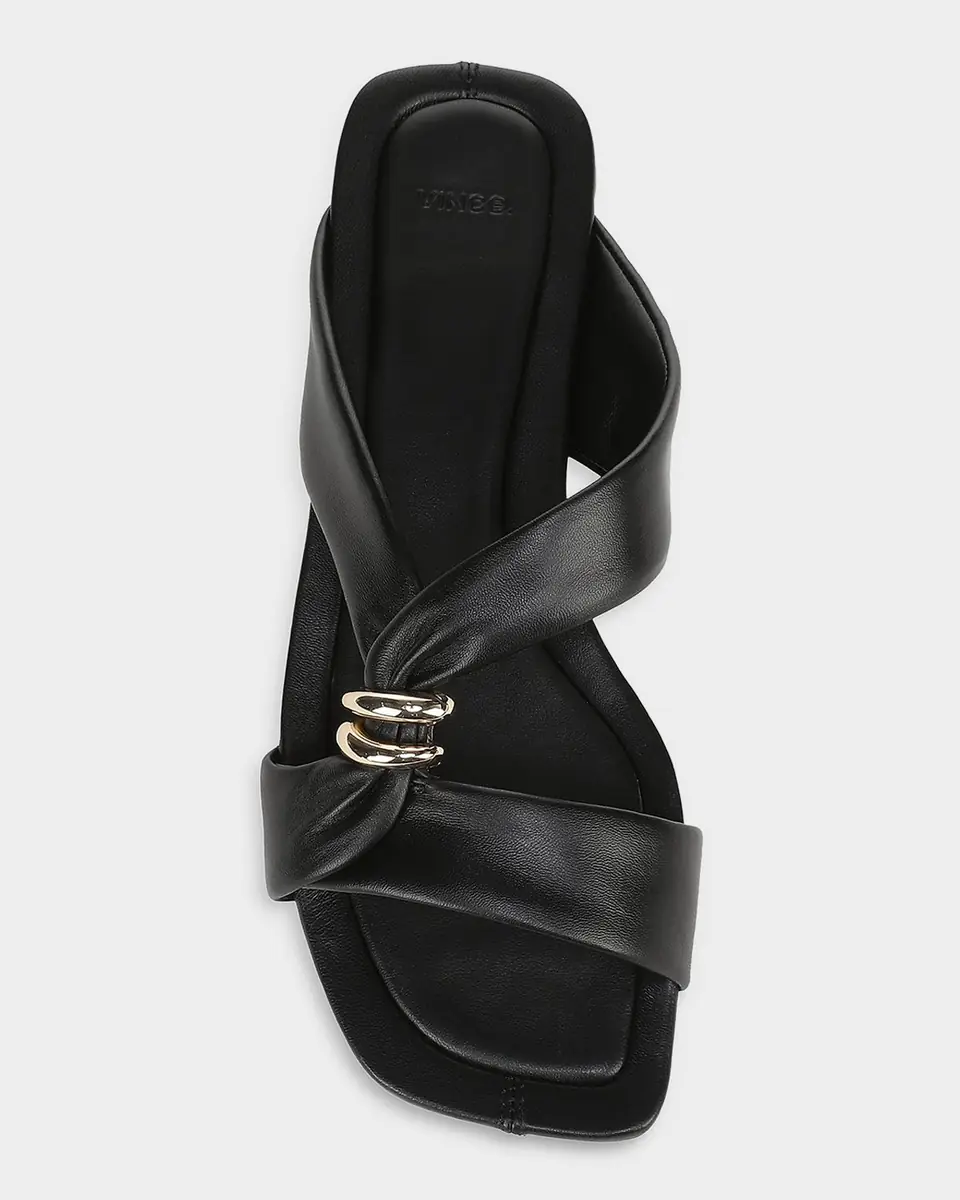 Vince Vilma Strappy Leather Slide Sandals | Thumbnail 3