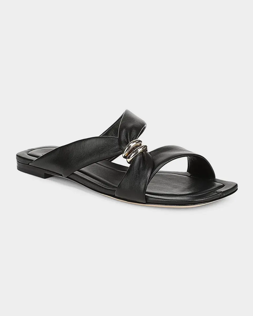 Vince Vilma Strappy Leather Slide Sandals | Thumbnail 4