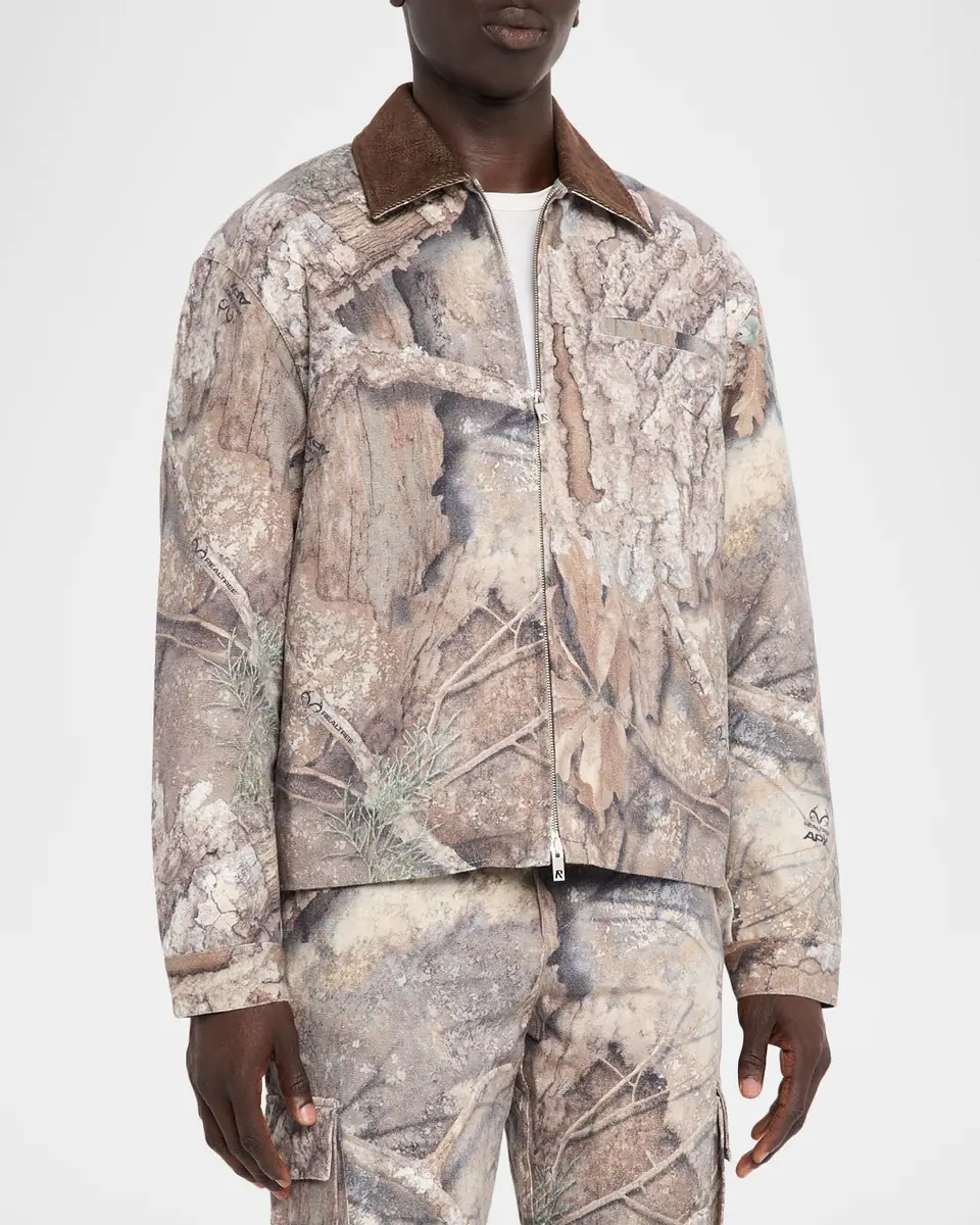 Represent x Realtree Men's Zip-Up Camo Jacket | Thumbnail 4 Represent x Realtree Men's Zip-Up Camo Jacket | Thumbnail 4