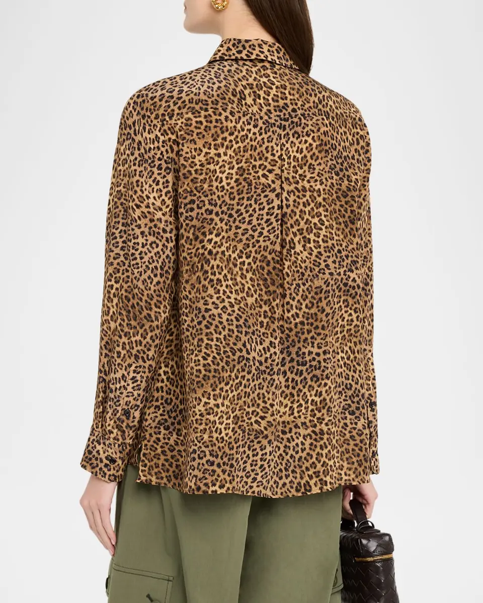 Weekend Max Mara Leopard-Print Silk Shirt | Thumbnail 2 Weekend Max Mara Leopard-Print Silk Shirt | Thumbnail 2