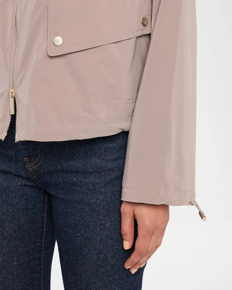 Emporio Armani Hooded Full-Zip Blouson Nylon Jacket | Thumbnail 5