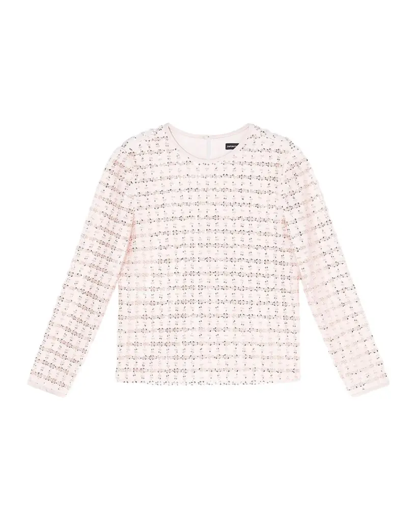 Emporio Armani Bead & Sequin Tulle Shirt | Image 1 Emporio Armani Bead & Sequin Tulle Shirt | Image 1