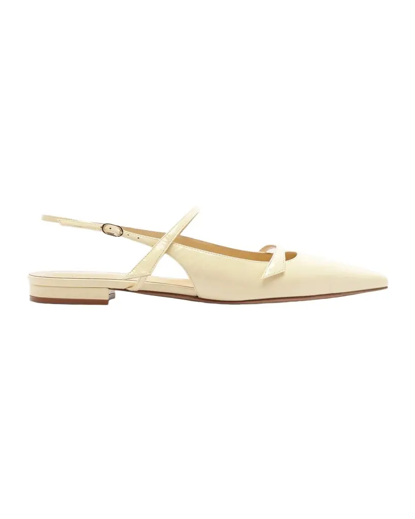 Alexandre Birman Tita Leather Slingback Flats | Image 1 Alexandre Birman Tita Leather Slingback Flats | Image 1