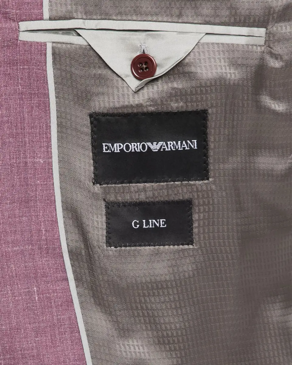 Emporio Armani Men's G Line Sharkskin Wool, Silk and Linen Two-Piece Suit | Thumbnail 7 Emporio Armani Men's G Line Sharkskin Wool, Silk and Linen Two-Piece Suit | Thumbnail 7