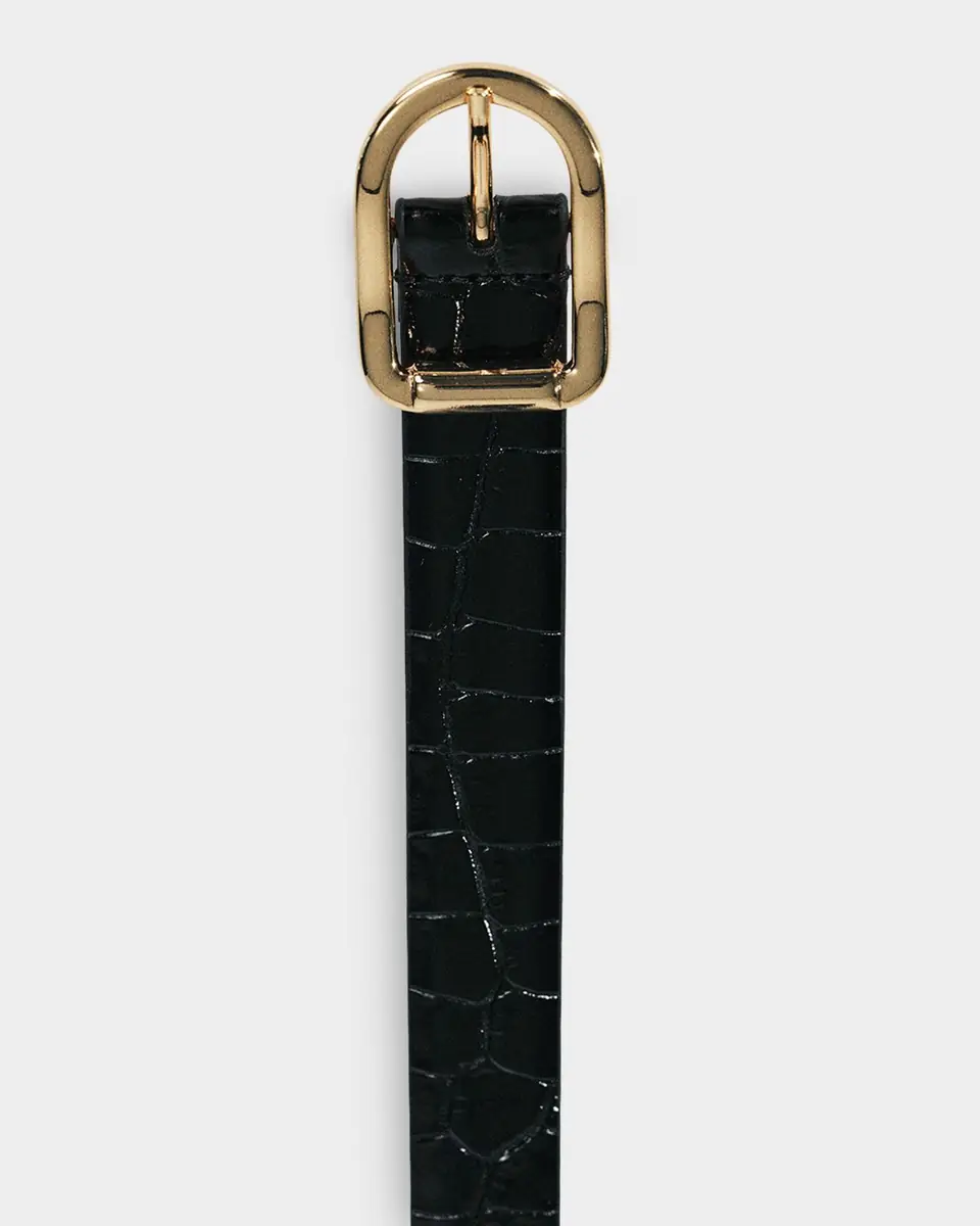 Déhanche Mija Croco Tip Leather Belt | Thumbnail 5