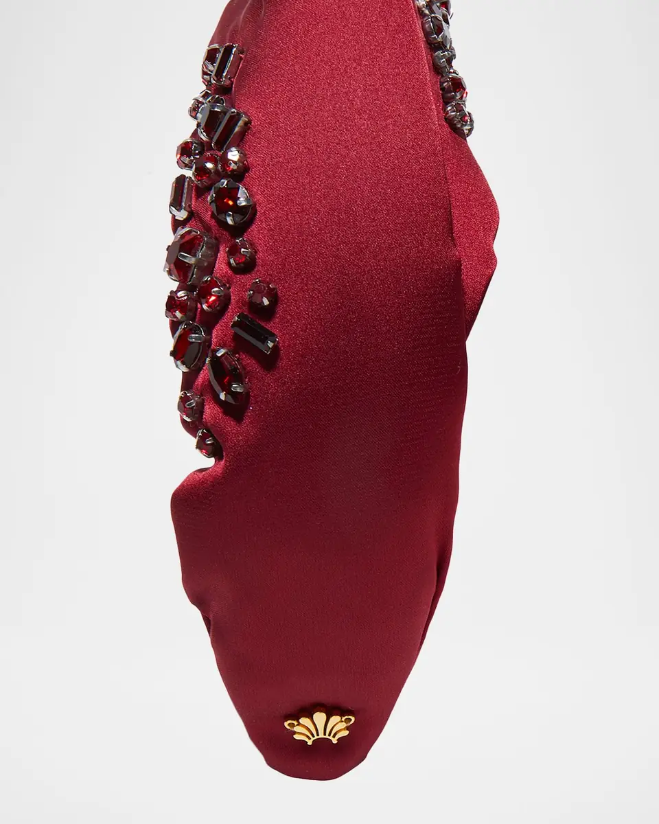 Lele Sadoughi Marlene January Garnet Jeweled Birthstone Headband | Thumbnail 3 Lele Sadoughi Marlene January Garnet Jeweled Birthstone Headband | Thumbnail 3