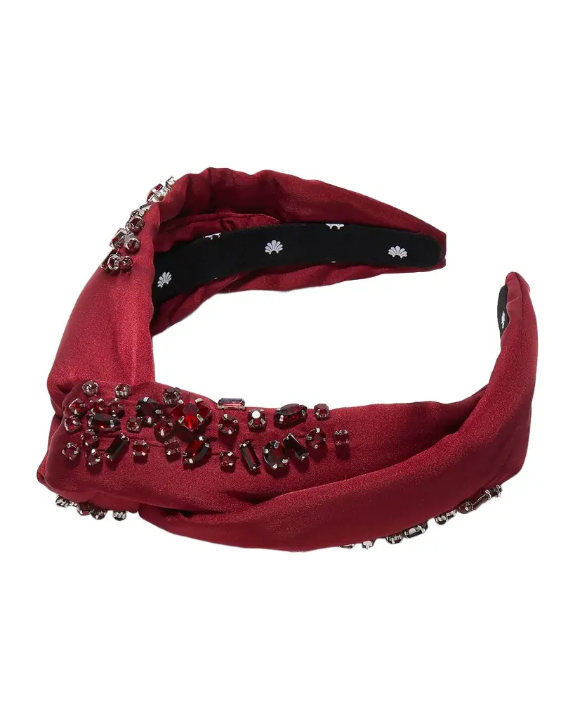 Marlene January Garnet Jeweled Birthstone Headband