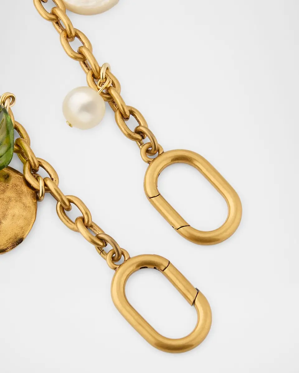 Saint Laurent Resin Orange Charms Bag Chain | Thumbnail 3 Saint Laurent Resin Orange Charms Bag Chain | Thumbnail 3