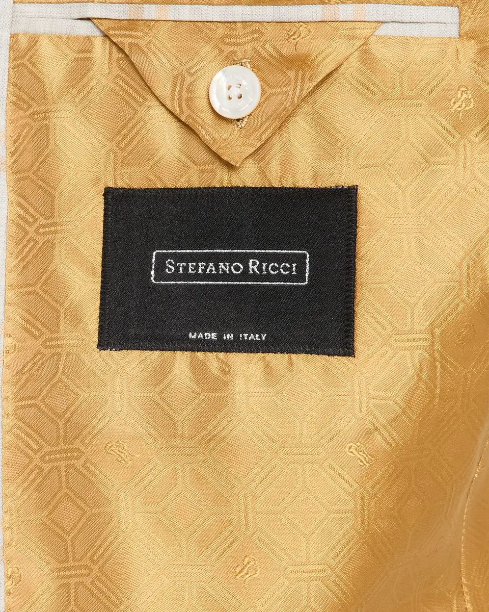 Stefano Ricci Men's Cashmere and Silk Windowpane Plaid Sport Coat | Thumbnail 5 Stefano Ricci Men's Cashmere and Silk Windowpane Plaid Sport Coat | Thumbnail 5