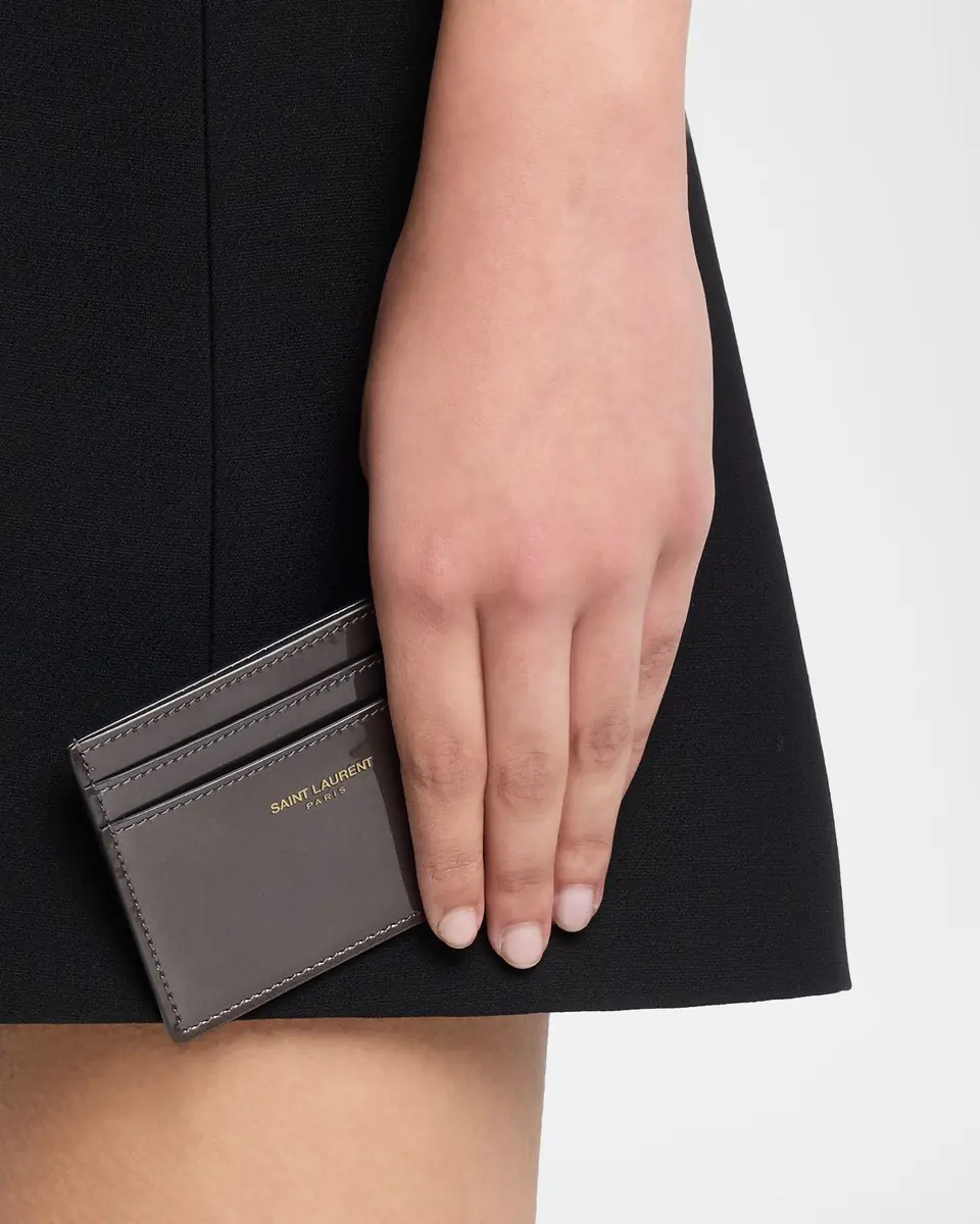Saint Laurent Patent Leather Card Case | Thumbnail 2