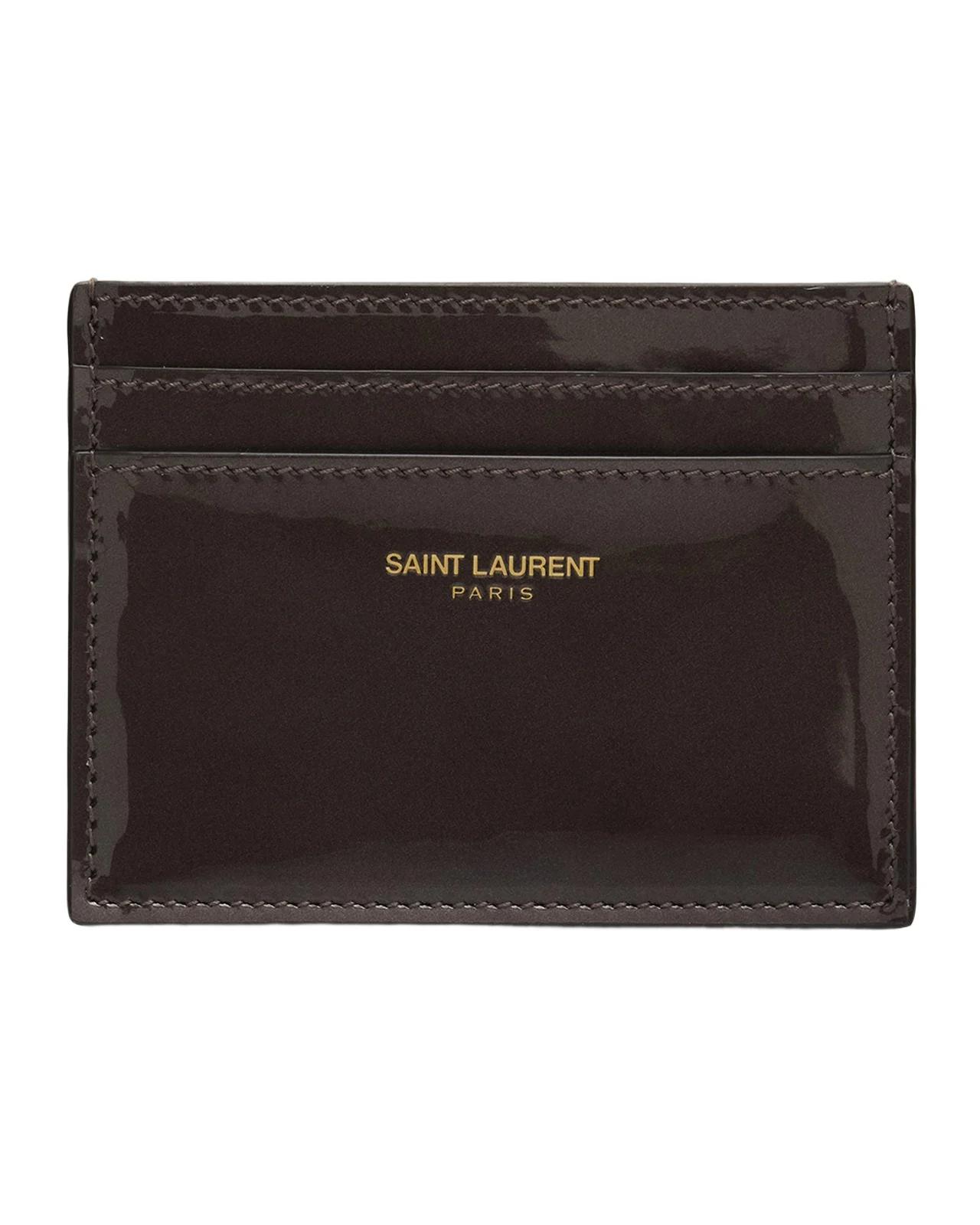 Saint Laurent Patent Leather Card Case