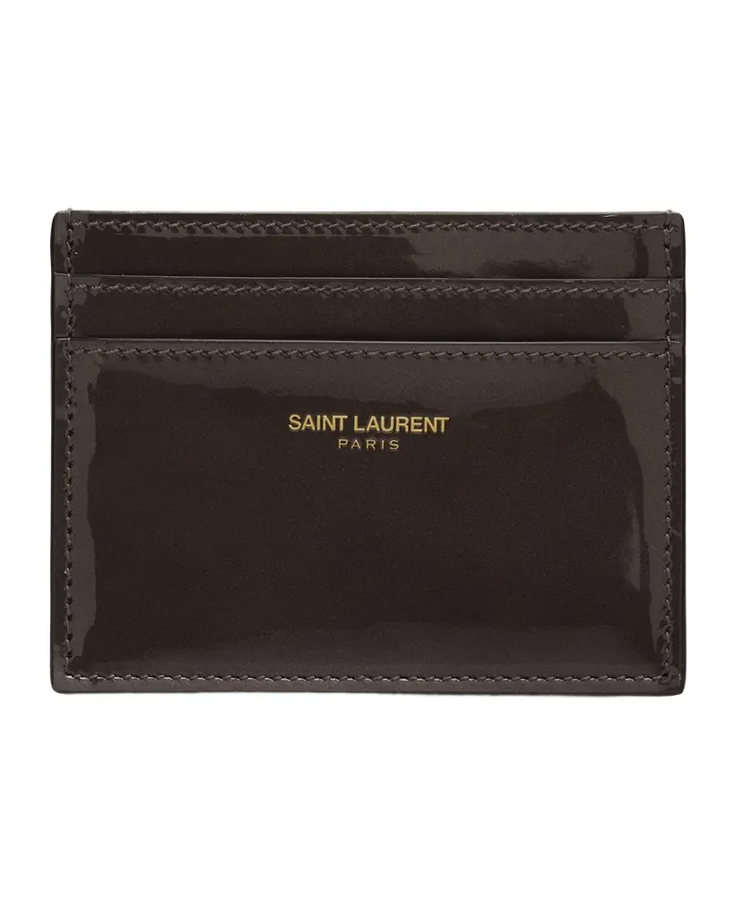 Saint Laurent Patent Leather Card Case | Image 1 Saint Laurent Patent Leather Card Case | Image 1
