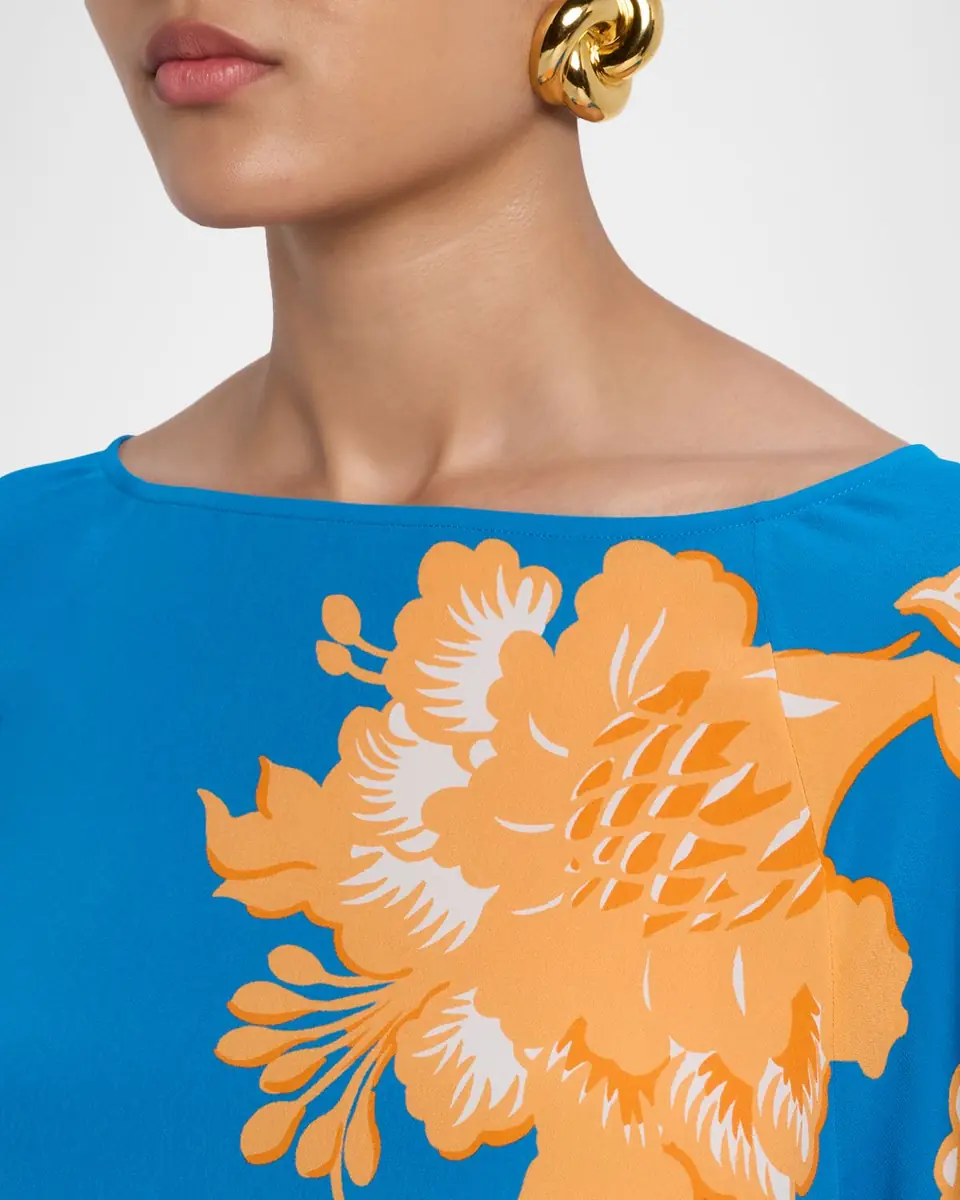 Etro Floral Print Flutter-Sleeve Maxi Dress | Thumbnail 4 Etro Floral Print Flutter-Sleeve Maxi Dress | Thumbnail 4