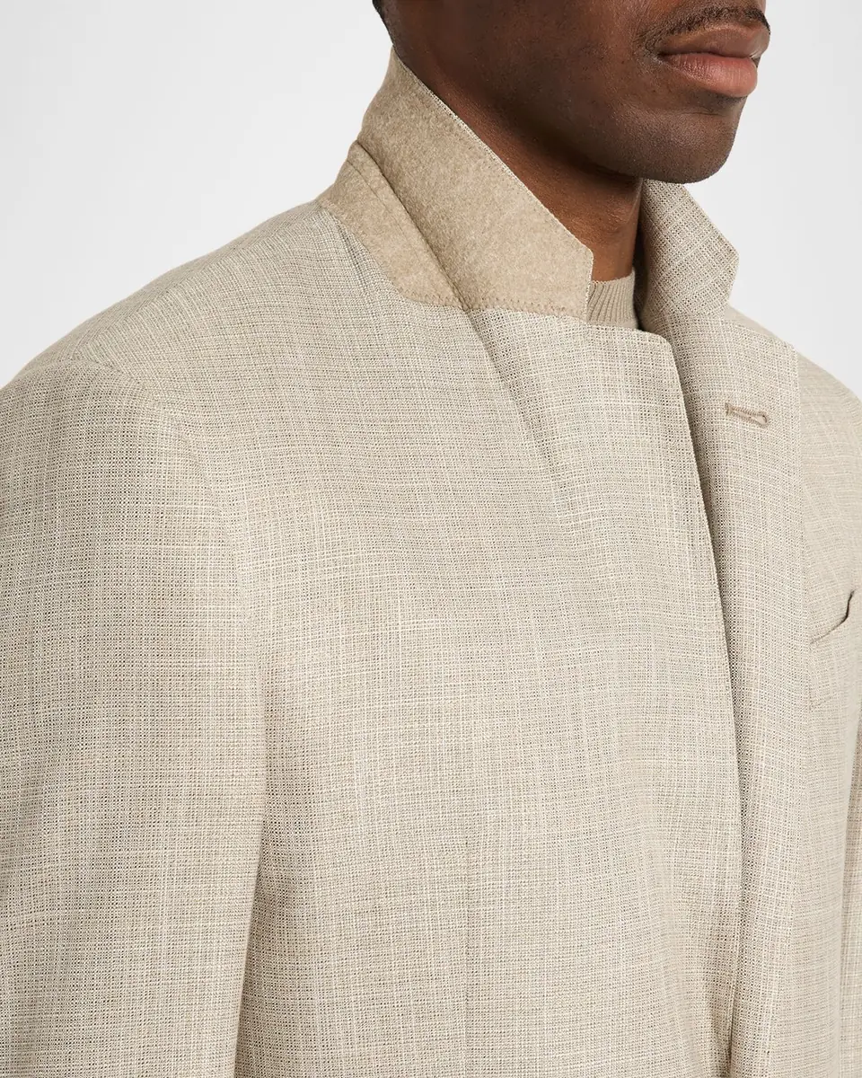 Emporio Armani Men's Bamboo Viscose Sport Coat | Thumbnail 7 Emporio Armani Men's Bamboo Viscose Sport Coat | Thumbnail 7