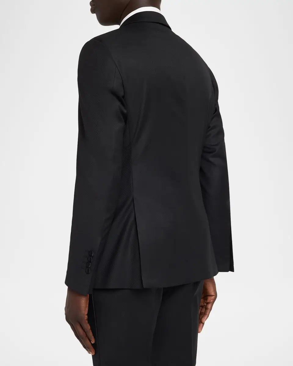 Emporio Armani Men's G Line Jacquard Wool Satin-Trim Two-Piece Suit | Thumbnail 5