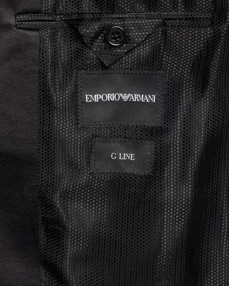 Emporio Armani Men's Houndstooth Wool G Line Evening Jacket | Thumbnail 6 Emporio Armani Men's Houndstooth Wool G Line Evening Jacket | Thumbnail 6