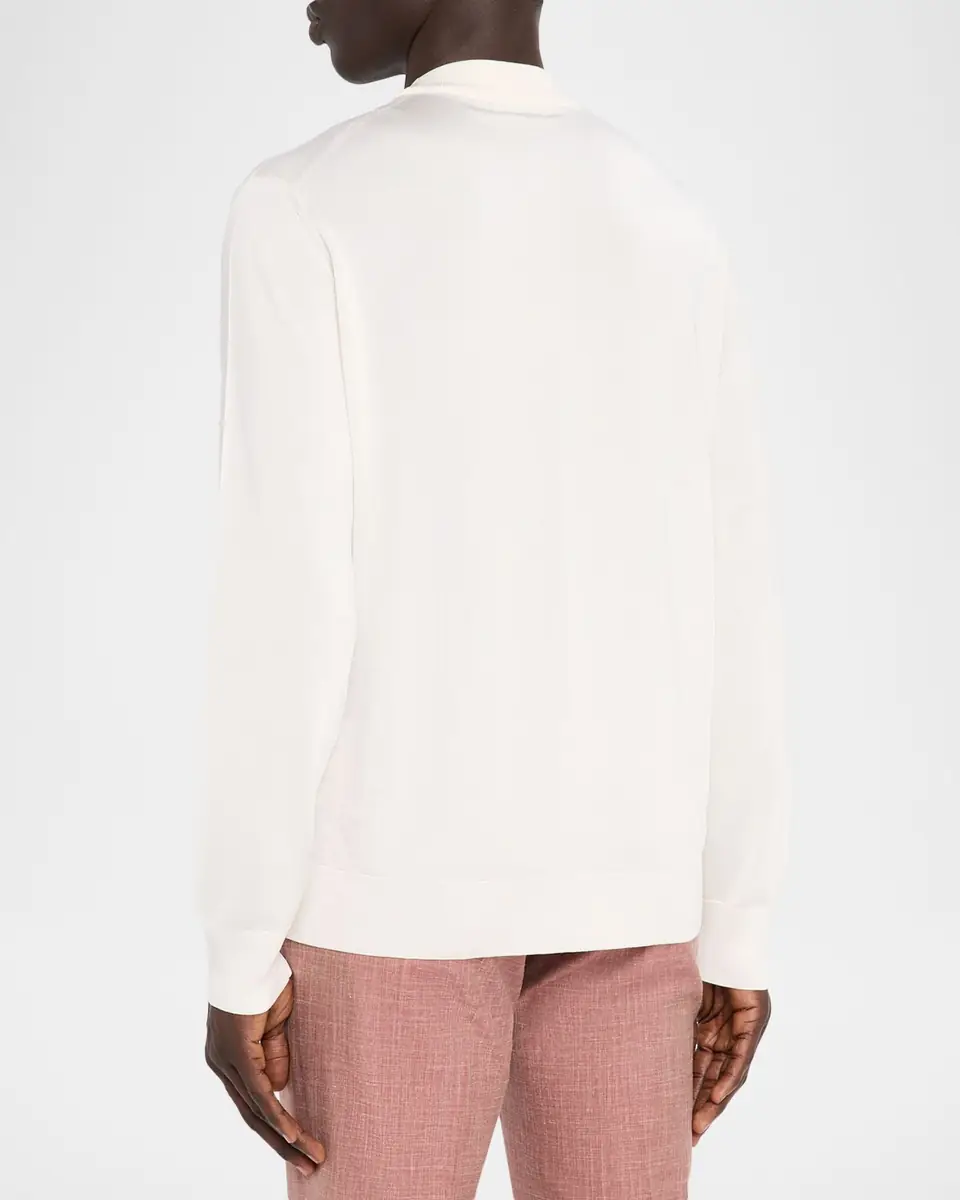 Stefano Ricci Men's Silk Knit Mock-Neck Sweater | Thumbnail 2 Stefano Ricci Men's Silk Knit Mock-Neck Sweater | Thumbnail 2