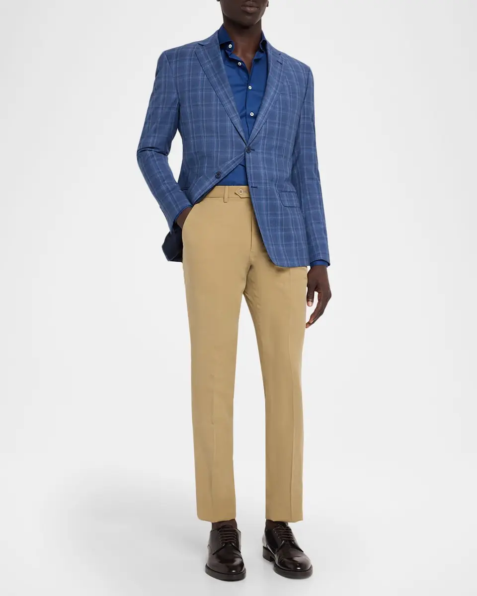 Emporio Armani Men's Lyocell, Cotton & Linen Trousers | Thumbnail 2 Emporio Armani Men's Lyocell, Cotton & Linen Trousers | Thumbnail 2