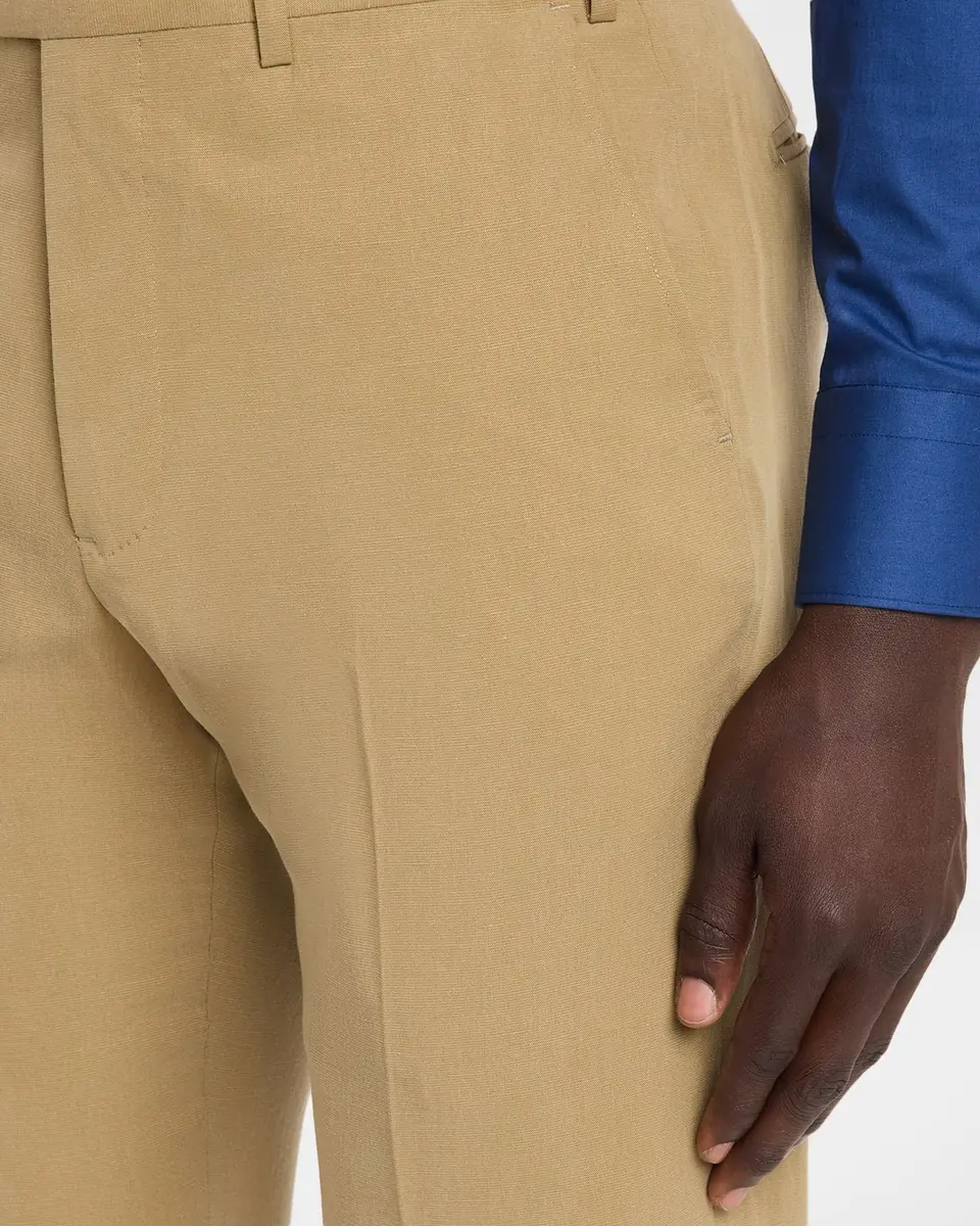 Emporio Armani Men's Lyocell, Cotton & Linen Trousers | Thumbnail 5 Emporio Armani Men's Lyocell, Cotton & Linen Trousers | Thumbnail 5