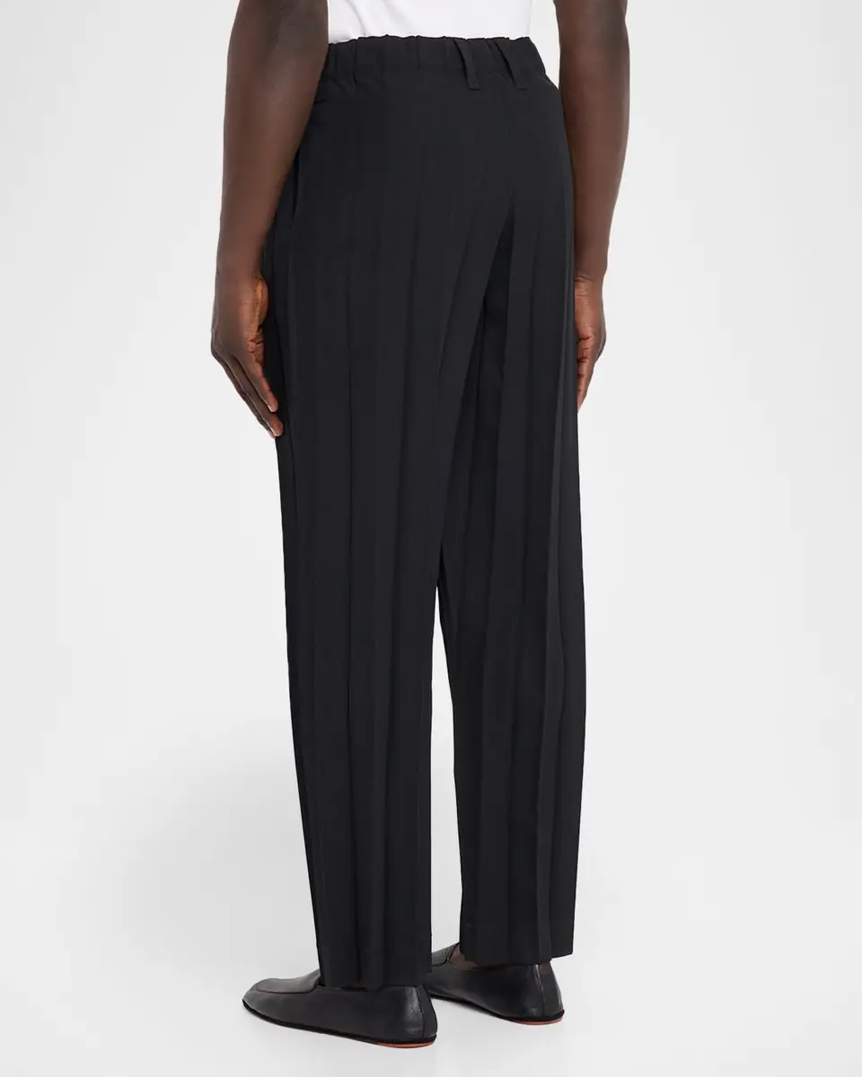 Homme Plissé Issey Miyake Men's Edge Ensemble Pleated Trousers | Thumbnail 3 Homme Plissé Issey Miyake Men's Edge Ensemble Pleated Trousers | Thumbnail 3