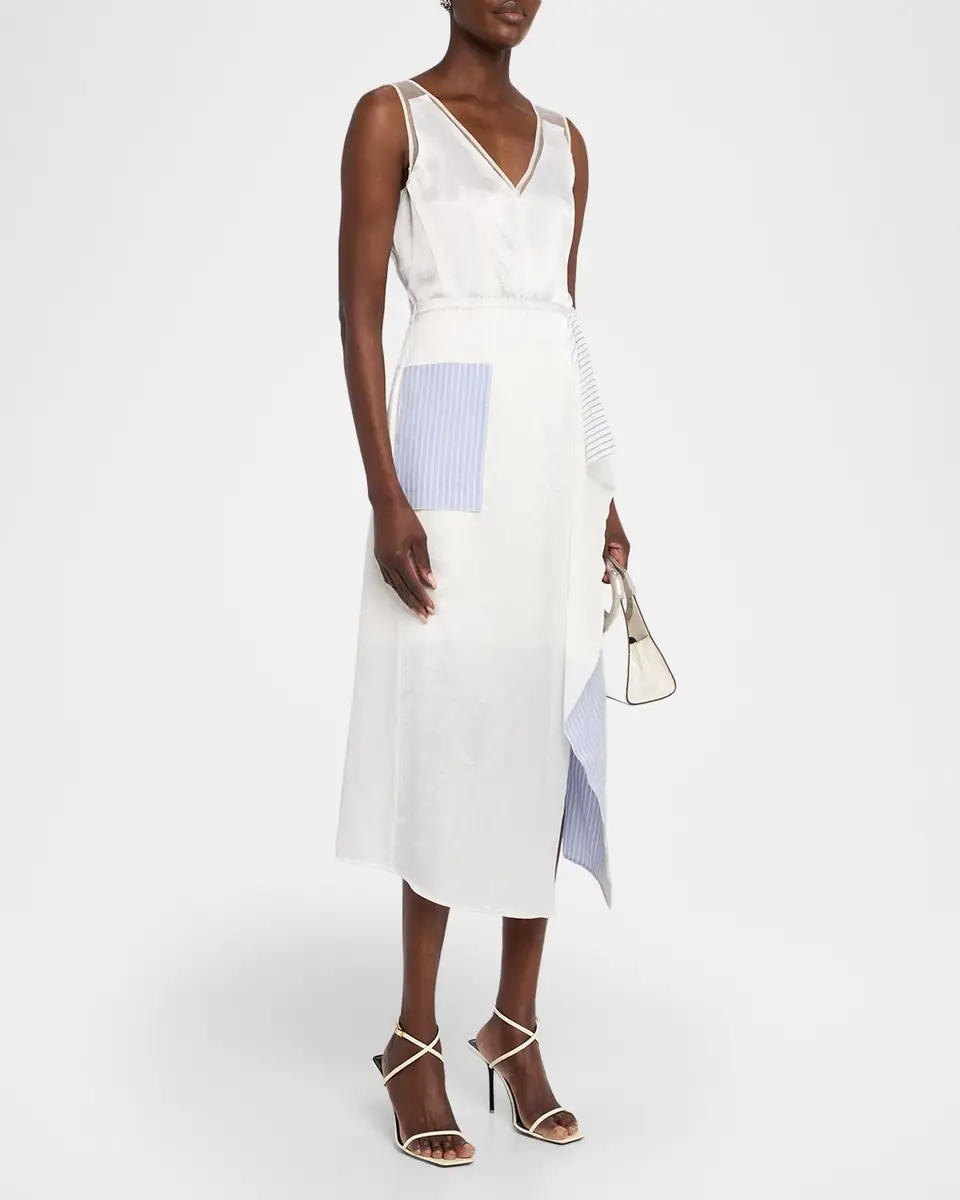 Jason Wu Collection x Robert Rauschenberg Patchwork Midi Dress | Thumbnail 4 Jason Wu Collection x Robert Rauschenberg Patchwork Midi Dress | Thumbnail 4