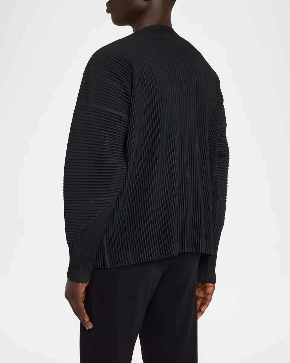 Homme Plissé Issey Miyake Men's Basics Pleated Cardigan | Thumbnail 2