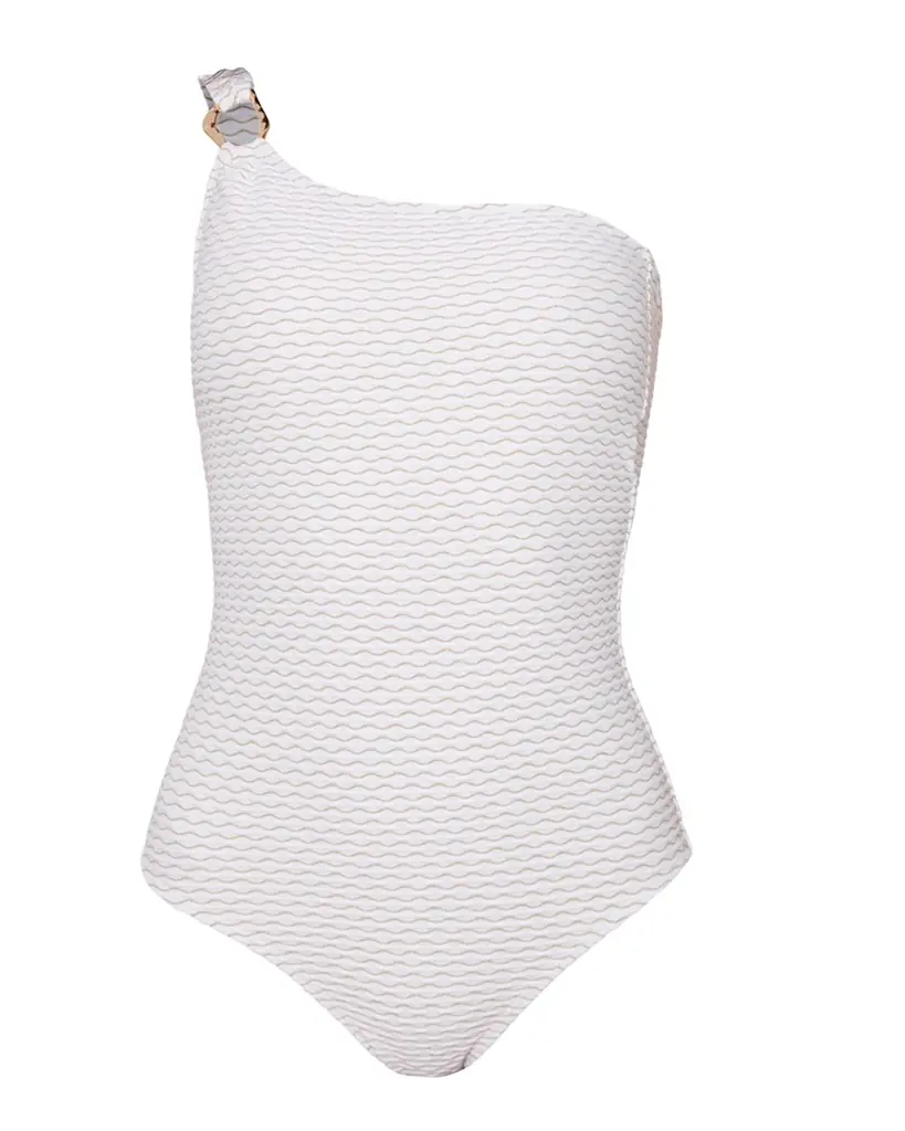 Shoshanna Asymmetric Ring One-Piece Swimsuit | Image 1 Shoshanna Asymmetric Ring One-Piece Swimsuit | Image 1