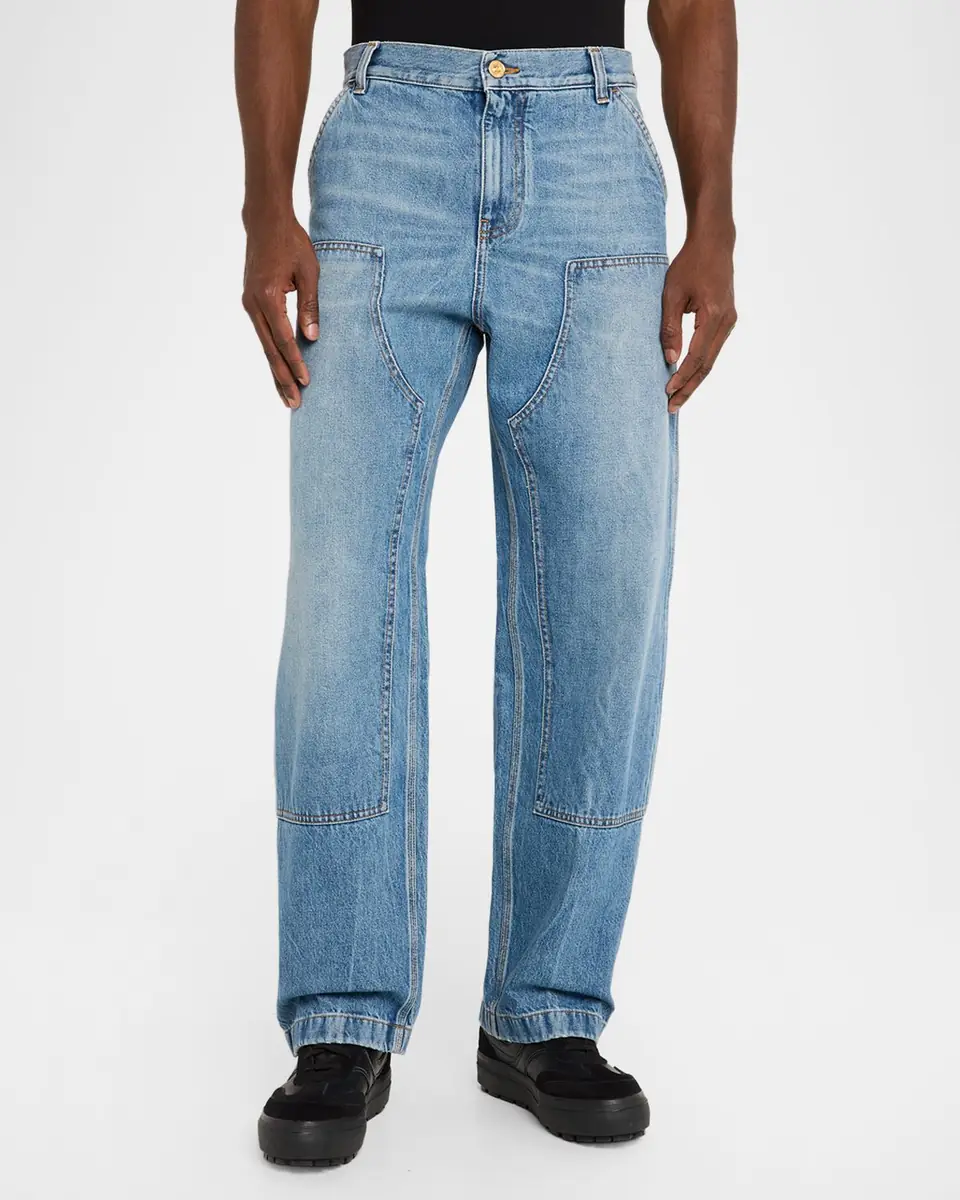Versace Men's Straight-Leg Carpenter Jeans | Thumbnail 3 Versace Men's Straight-Leg Carpenter Jeans | Thumbnail 3