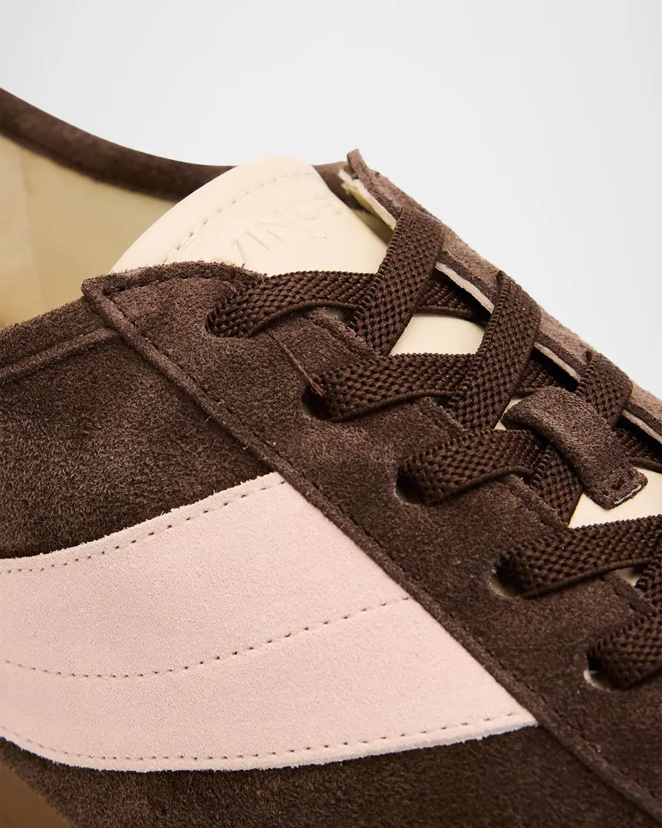 Vince LA Runner Suede and Leather Runner Sneakers | Thumbnail 4 Vince LA Runner Suede and Leather Runner Sneakers | Thumbnail 4