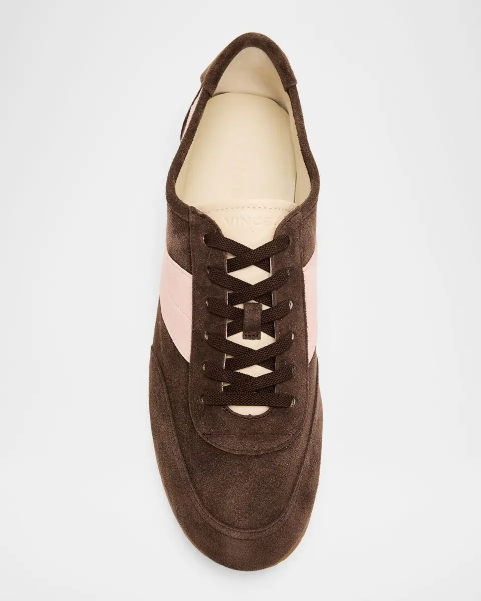 Vince LA Runner Suede and Leather Runner Sneakers | Thumbnail 5 Vince LA Runner Suede and Leather Runner Sneakers | Thumbnail 5